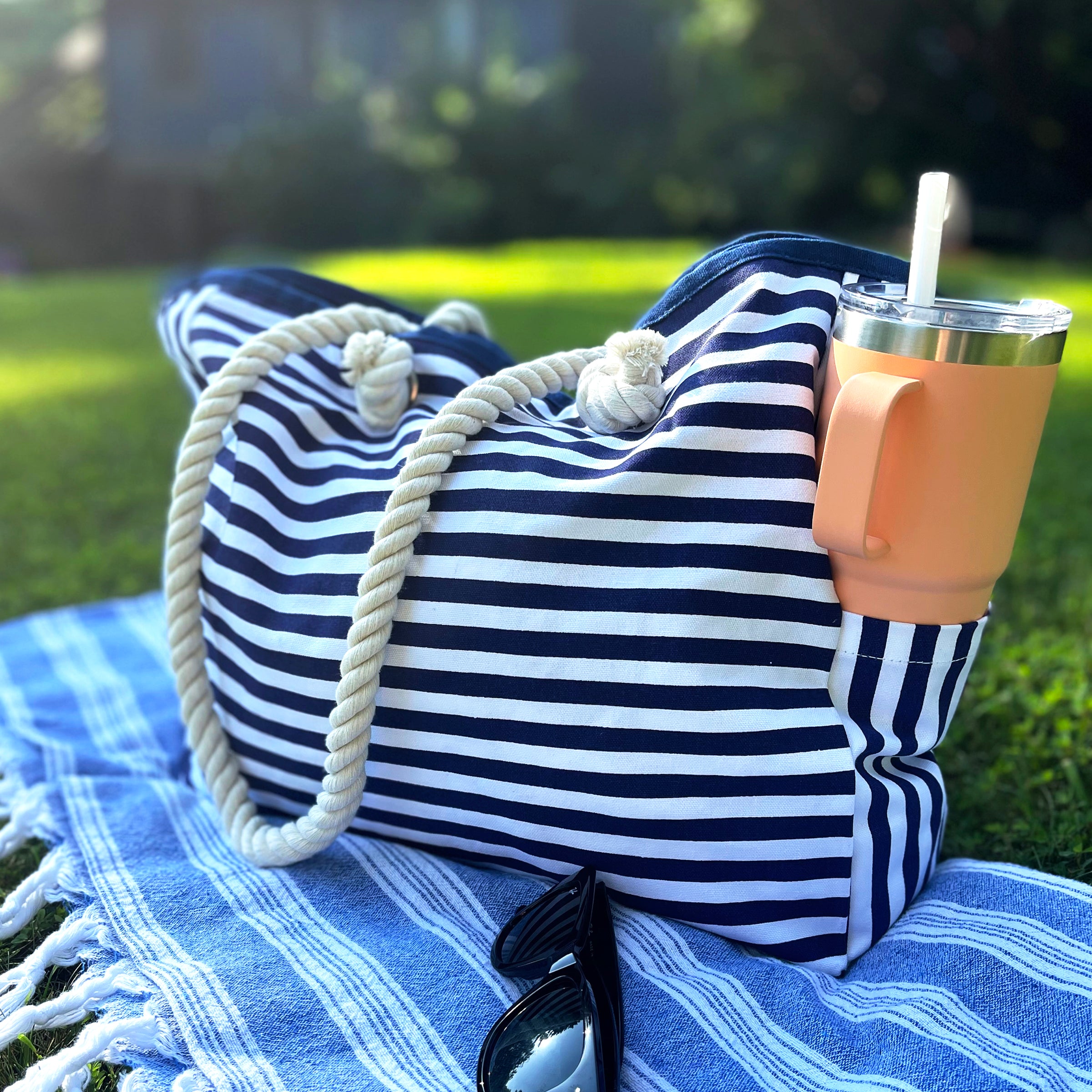 Harbor Tote - Navy – Youzey
